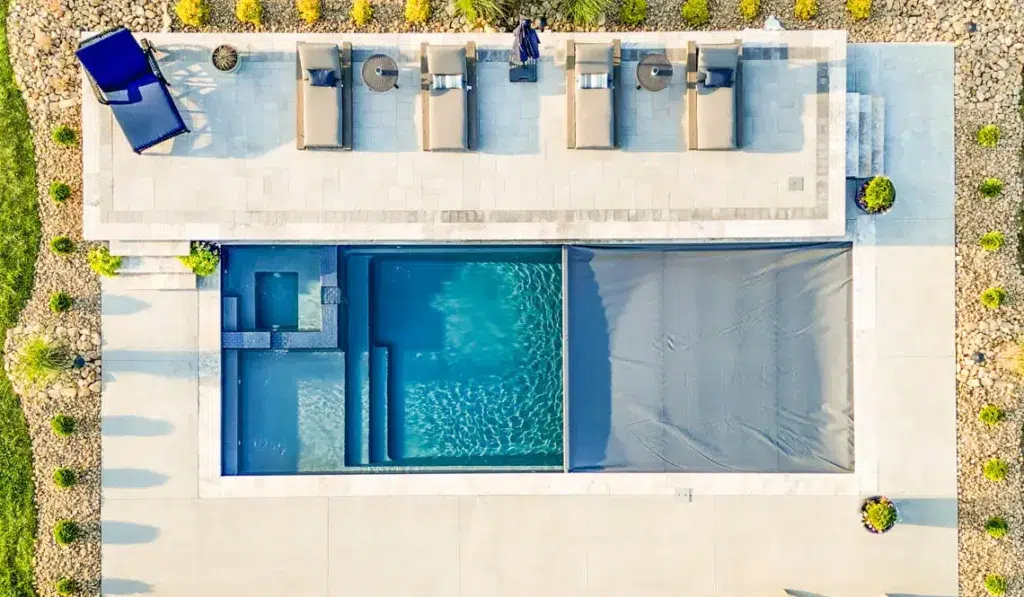 Limitless fiberglass pool installed in lantana palm beach