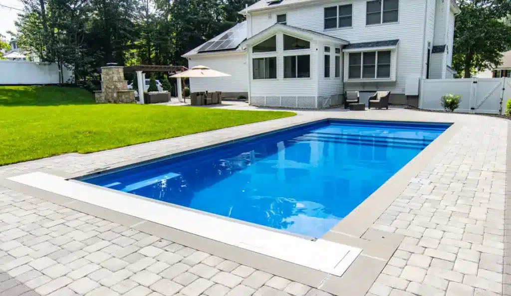 medium size fiberglass pool greenacres west palm beach florida