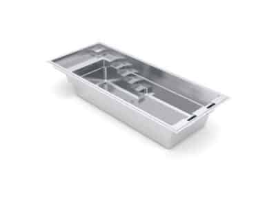 the precision is a rectangular pool and is part of the flat bottom pools