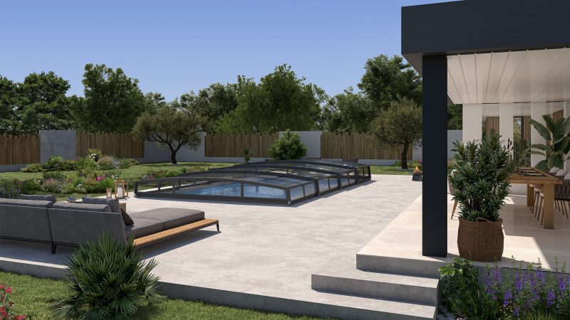 retractable pool enclosure in palm beach florida